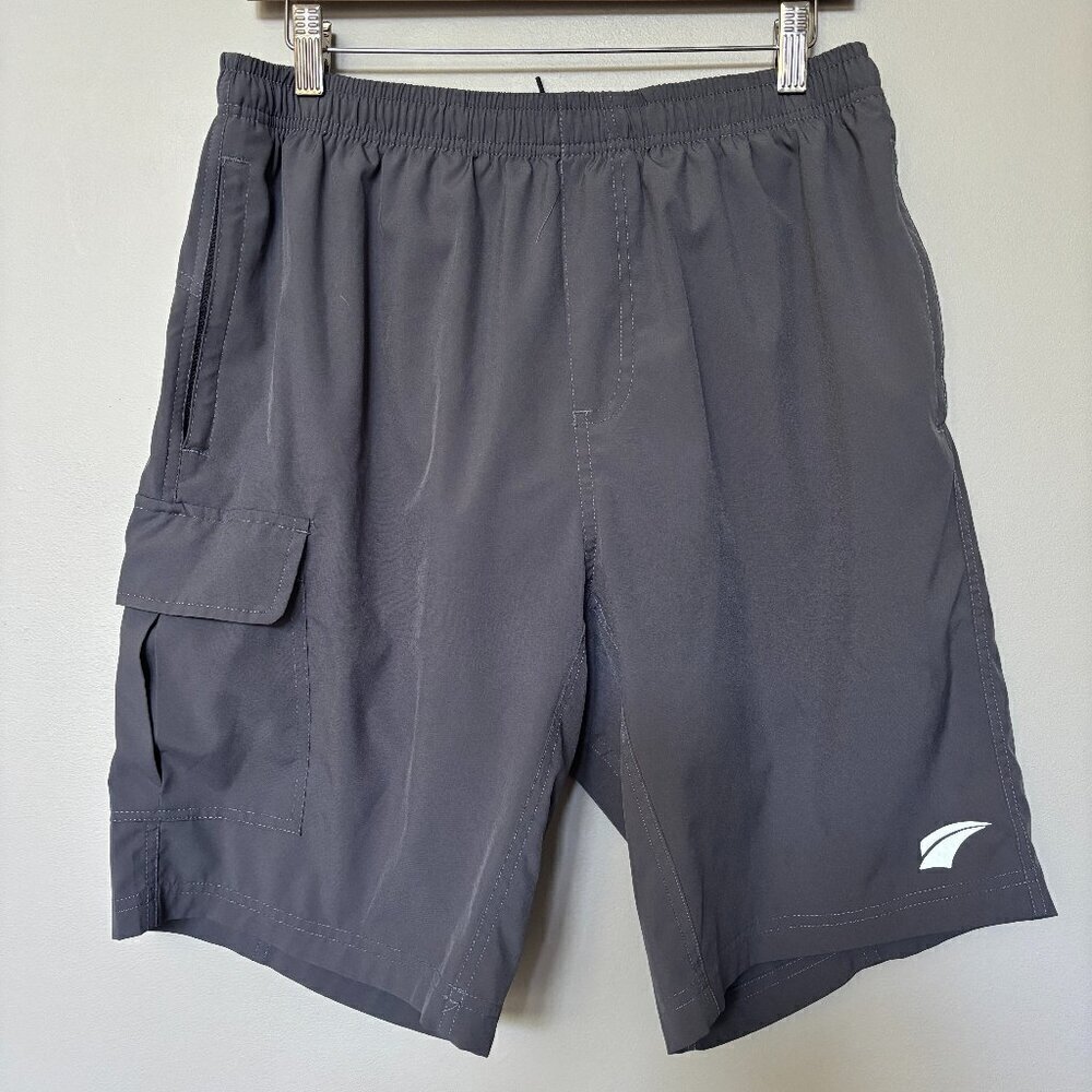 Ezrun Shorts Mens Large Gray‎ Mountain Bike Cycling Padded Sportswear Athletic